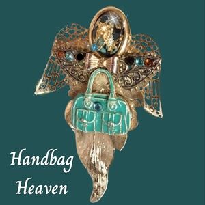 "Handbag Heaven" Angel Brooch